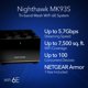 thumbnail image 2 of NETGEAR Nighthawk Tri-Band Whole Home Mesh WiFi 6E System (MK93S) - Enrutador + 2 extensores de satélite - Velocidad de 5,7 Gbps - Cobertura de hasta 7500 pies cuadrados, 100 dispositivos - Incluye ar, 2 of 5