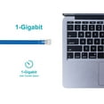 thumbnail image 5 of Monoprice Cat6 Ethernet Patch Cable - 0.5 Feet - Blue | Network Internet Cord - RJ45, Stranded, 550Mhz, UTP, Pure Bare Copper Wire, 24AWG - Zeroboot Series, 5 of 6