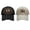 Black and khaki, variant on Haimei Retro Commemorative 250th Anniversary Embroidered Cotton Work Baseball Cap, Multicolor, Men, 2 Packs