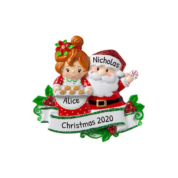 Personalized Couple Ornament 2024 Our First Christmas Together as Couple 1 Count -Ornaments by Elves