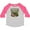 Heather and Hot Pink, variant on Inktastic Proud Military Goddaughter Girls Toddler T-Shirt