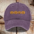 thumbnail image 1 of Ladies' Hard Top Baseball Cap High Top Big Head Circumference Cap Solid Color Hat Black Color Small Face Baseball Caps hats for men Purple, 1 of 3