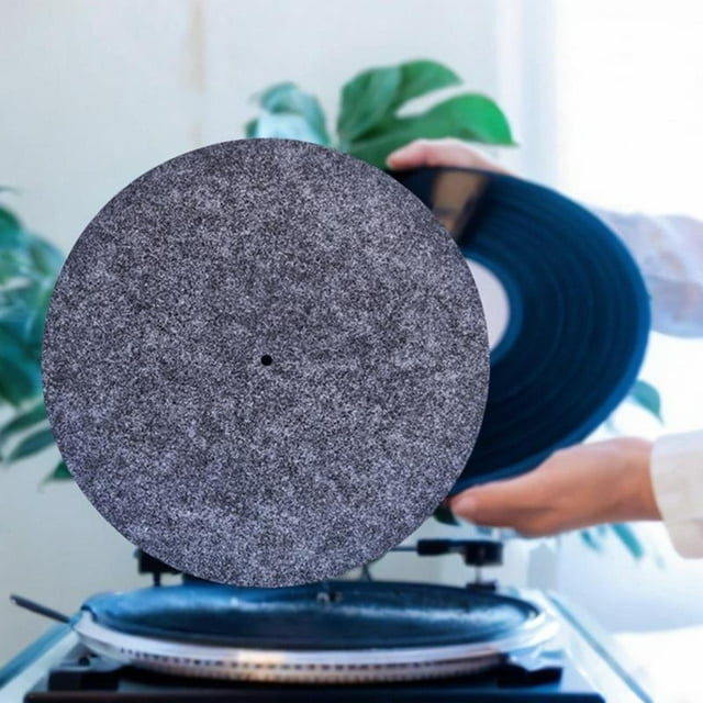 Alfombrilla Protectora para Tocadiscos 12 Pulgadas 3mm Gris Baoblaze