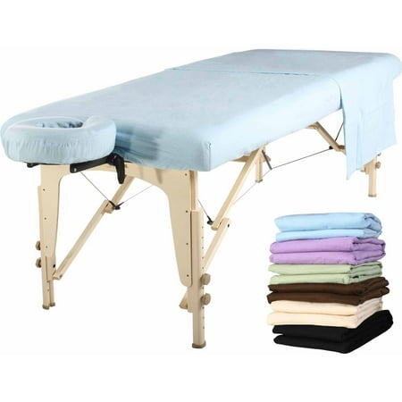 - Mt Massage Universal Flannel Sheet Set 3-in-1 Table Cover, Face Cushion Cover, Table Sheet