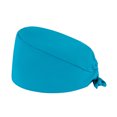 thumbnail image 5 of HEVIRGO Nurse Doctor Hat with Built-in Sweat-Absorbent Terry Cloth Dentist Cap with Adjustable Elastic Band for Salons Waiters Labs Vets Kitchens, 5 of 8