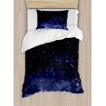 thumbnail image 1 of Juego de Funda Nórdica, Vista Etérea del Cielo Oscuro Atmósfera Nebulosa Fantasía Cósmica, 1 of 5