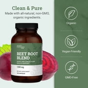 Earth Harmony Beet Supplement, Cardiovascular Support, Immune Defense, 120 Capsules