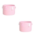 thumbnail image 2 of Cesta de almacenamiento Injueey de cuerda de algodón 2Conjunto Rosa, 2 of 6