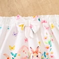 thumbnail image 7 of Yindaity Easter Dresses for Toddler Girls Toddler Baby Girls Outfits Birthday Girl Embroidery Letter Sweatshirt Tops+Rainbow Tutu Skirt Fall Clothes(Pink,5-6 Years), 7 of 7