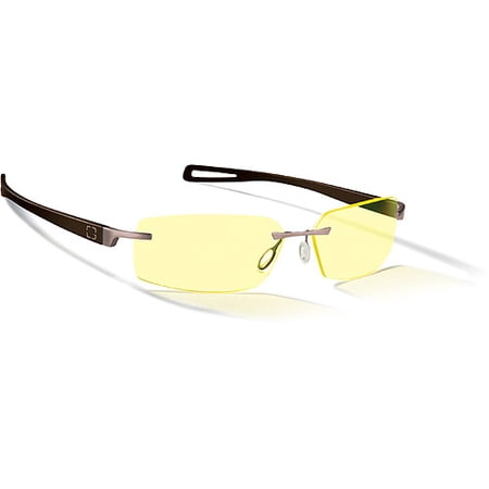 Gunnar Optiks R6638-C002 Catalyst Edge Espresso Digital Performance Eyewear w/ i-AMP Lens Technology