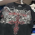 thumbnail image 1 of Camiseta de manga larga con estampado de moda de Affliction, camiseta de gran tamaño con cuello redondo Y2K para hombres y mujeres, ropa gótica informal, Tops, ropa de calle, 1 of 2
