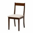thumbnail image 3 of Baxton Studio Carola 6-Piece Dining Set, 29-15/16"H x 59-1/8"W x 35-7/16"D, Cream/Dark Brown, 3 of 11