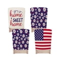 thumbnail image 2 of Patriotic Chair Covers Set of 4 for Independence Day and Memorial Day Decorations, American Flag Design Polyester Chair Back Covers for Home Kitchen Dining Party Holiday, 2 of 6