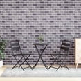 thumbnail image 1 of vidaXL 3D Wall Panels with Black & Grey Brick Design 10 pcs EPS, 1 of 4