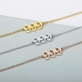 thumbnail image 1 of Angel Number Bracelets For Women Old English Stainless Steel 111 222 333 444 999 Foot Bracelet Anklets Beach Boho Jewelry Gift, 1 of 5