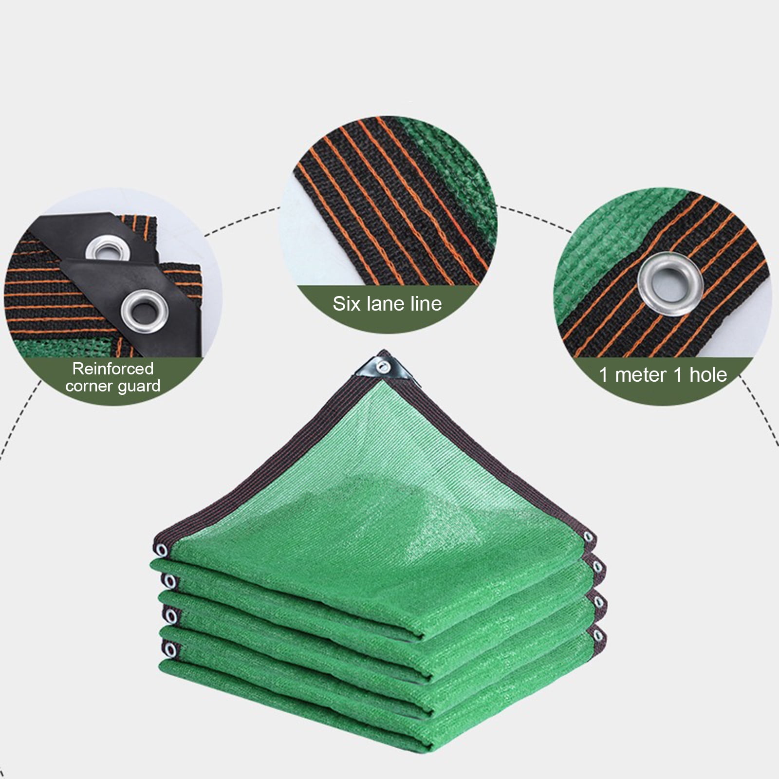 Summer Savings Clearance! Boovnll Sun Shades Outdoor Patio, 10x10Ft Rectangle Sand UV Block Sunshade Mesh Insulation Permeable Heavy Duty Shade Cloth for Outdoor Patio Yard Backyard Garden, Sun Shade