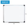thumbnail image 4 of MasterVision Maya Magnetic Steel Dry-Erase Board, 24" x 36", Aluminum Frame, 4 of 6