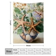 thumbnail image 3 of FCXZI Durable Soft Flannel Blanket Vase Starfish Flowers Multi-Purpose 30*40in, 3 of 7