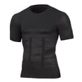 thumbnail image 4 of Hombres Compresión Fitness Elástico Tummy Body Shaper Gym Vest Shapewear - Negro l Sunnimix talladora del cuerpo para los hombres, 4 of 8