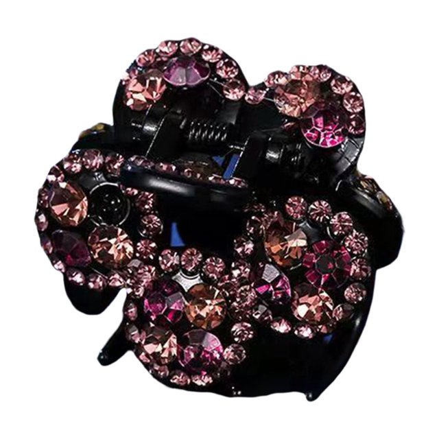 CSChome Hair Claw Korean Style Non-Slip Hair Claw Colorful Flower Hair Pin Hair Barrette