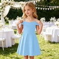 thumbnail image 7 of Kiijoy Girls Off Shoulder Party Dress Evening Gown Birthday Pageant Dresses, Sizes 6-14, 7 of 7