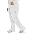 thumbnail image 6 of Dickies Xtreme Stretch Medical Scrubs Pant for Women Mid Rise Drawstring Cargo Plus Size 82011, 6 of 8