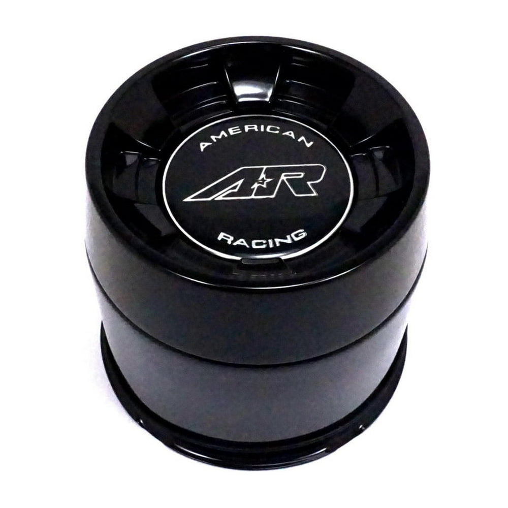 American Racing Gloss Black PushThru Wheel Center Hub Cap 5 Lug 5x150