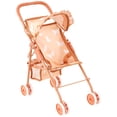 thumbnail image 1 of Mi primer cochecito para muñecas para niños pequeños, niñas de 3 años, niños pequeños | Cochecito de bebé plegable para muñecas, cochecito de juguete para muñecas con cesta de almacenamiento inferior,, 1 of 6