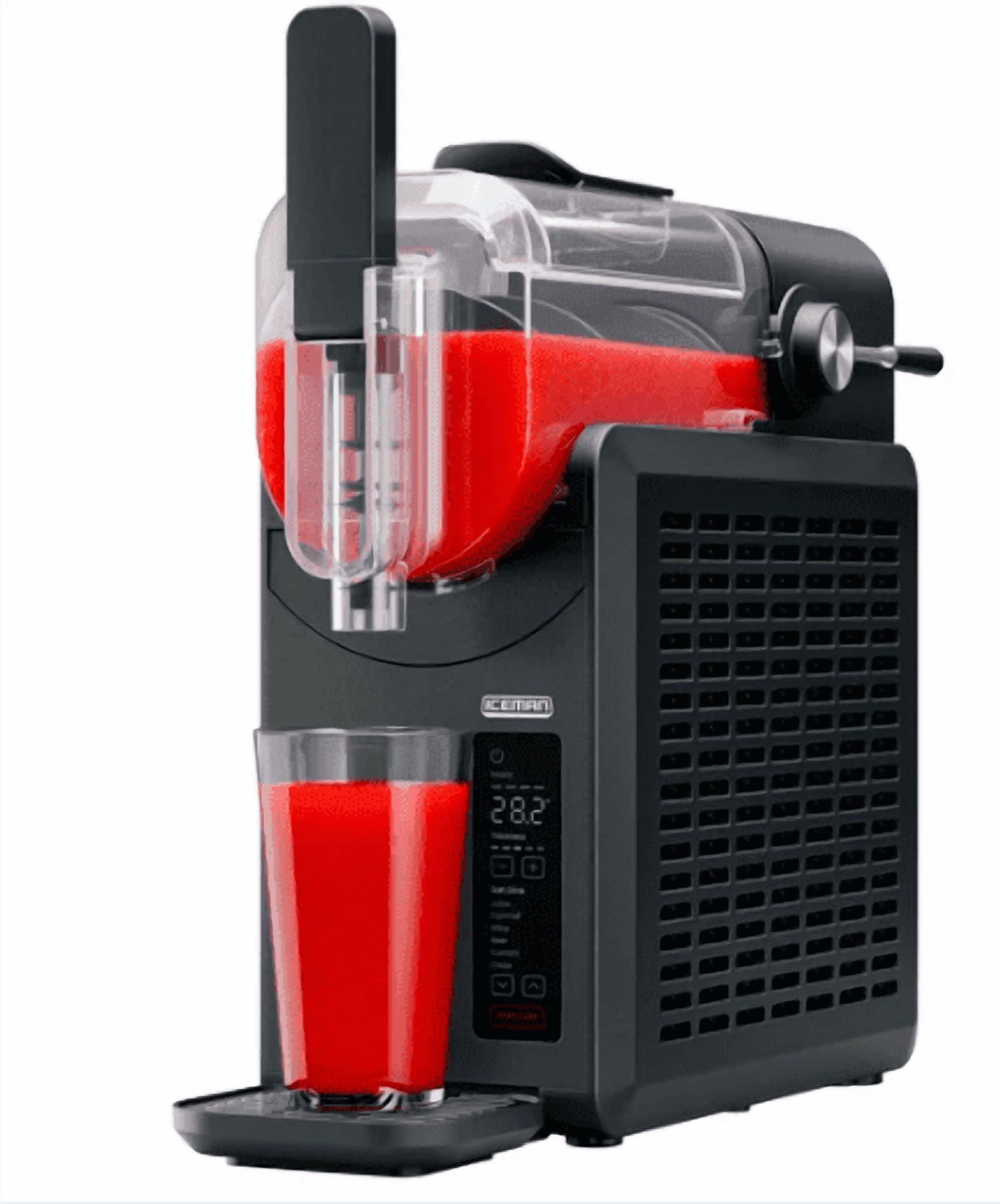 Iceman Slush-Ease Machine à Slush 1,5 L avec Épaisseur Personnalisable  (Noir)
