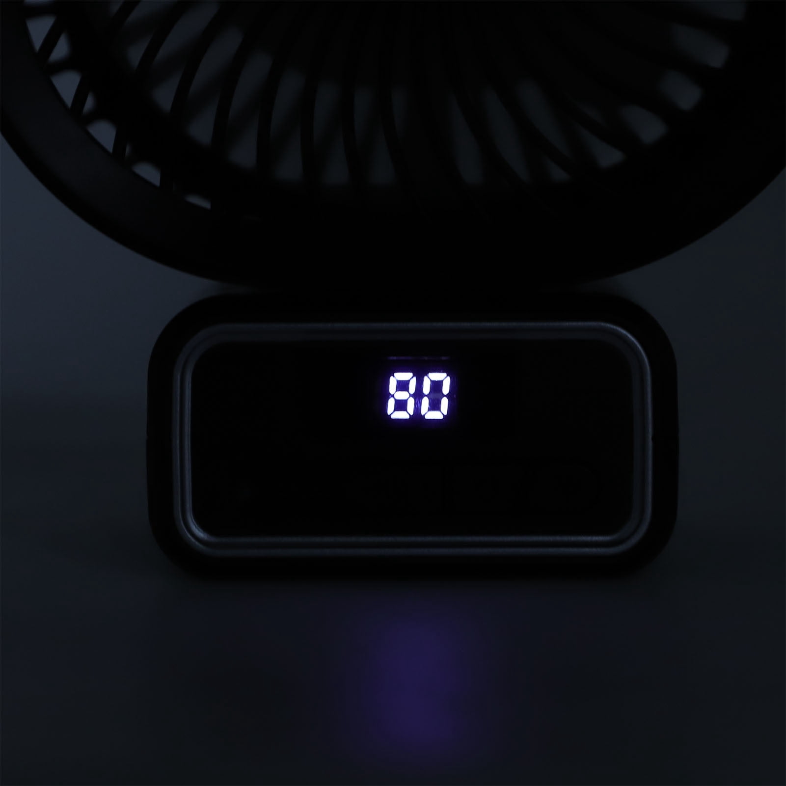 BOKYAN Stroller Fan Auto Oscillating Portable Fan with Detachable Flexible Tripod and Night Light 3 Wind Speeds for Desk Camping Car Seat