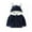 Dark Blue, variant on Generic Toddler Girls Knitted Sweater Patchwork Winter Long Sleeve Animals Button Hooded Knit Sweater Coat Cardigan Clothes