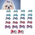 thumbnail image 2 of BIMZUC 22pcs Pet Bowknot Rubber Bands Cute Colorful Dog Grooming Hair Accessory for Puppy Cats Small Dogs Topknot Headdress Assorted Colors Fashionable Pet Apparel Supplies (1.1 inches / 2.79 cm), 2 of 8