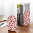 thumbnail image 5 of Lsque Watermelon Printed Wood Bookends,Non-Skid Bookend for Shelves,Heavy Duty Support Bookends,Non-Slip Foam Pads for Office, Home, and Library,1 Pair, 5 of 8