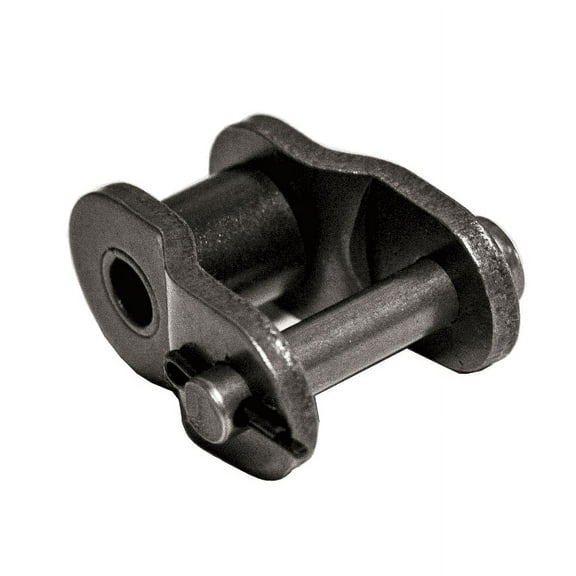Jeremywell 25H Heavy Duty Offset Link, 1/4'' Pitch, Carbon Steel, Cotter Pin Type (10 PCS)