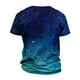 thumbnail image 5 of European And American Round Neck Casual Colorful Style Printed Short Sleeved T-shirt Top L, 5 of 5