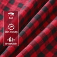 thumbnail image 4 of Funda de almohada decorativa CARRIE HOME, 51 x 51 cm, juego de cuadros rojos y negros, 4 of 7