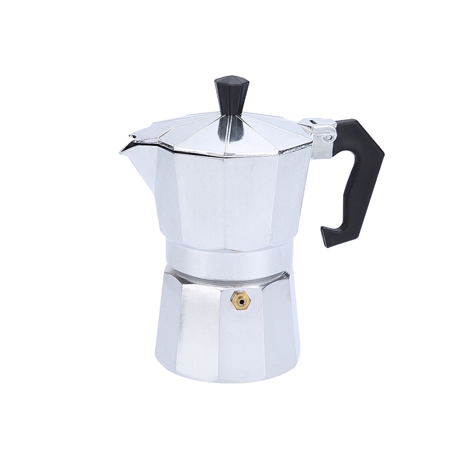 JS Gourmet 6 Cup Aluminum Moka Pot Espresso Coffee Maker with