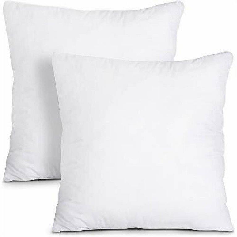 Utopia Bedding Throw Pillows Insert (Pack of 2, White  