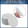 thumbnail image 3 of Discos de lija Unique Bargains, 3.94" 120 grano para reparación automotriz, papel de lija redondo con gancho y bucle de óxido de aluminio blanco, 50 piezas, 3 of 7