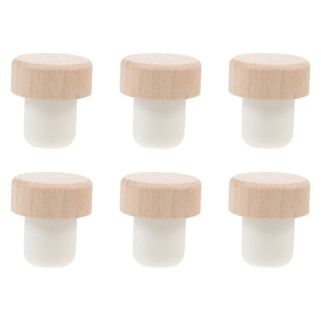 

NUOLUX 6 Pcs Dust-proof Wine Bottle Stoppers Wine Bottle Plugs Bottle Sealing Plugs