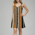 thumbnail image 4 of Ovzne Robes d'Été pour Femmes 2025 Robe d'Été Robe de Printemps et d'Été pour Femmes Vacances Bouton Col en V à Bretelles Robe Haut Robe de Printemps Liquidation, 4 of 6