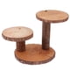 thumbnail image 2 of Soporte de madera para pasteles, bandeja rústica para servir, soporte para cupcakes, exhibición de postres de múltiples capas 3 fichas de madera Macarena Soporte de exhibición de postre, 2 of 5