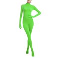thumbnail image 1 of Mono ajustado para hombre y mujer, traje de baile de color liso, traje de actuación escénica, mono para hombre, 1 of 3