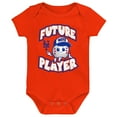 thumbnail image 2 of Newborn & Infant Orange/Royal/White New York Mets Minor League Player Three-Pack Bodysuit Set, 2 of 4