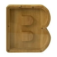thumbnail image 2 of LSLJS Wooden English Letter Saving Can Transparent Glass Saving Can, Piggy Bank, 2 of 6