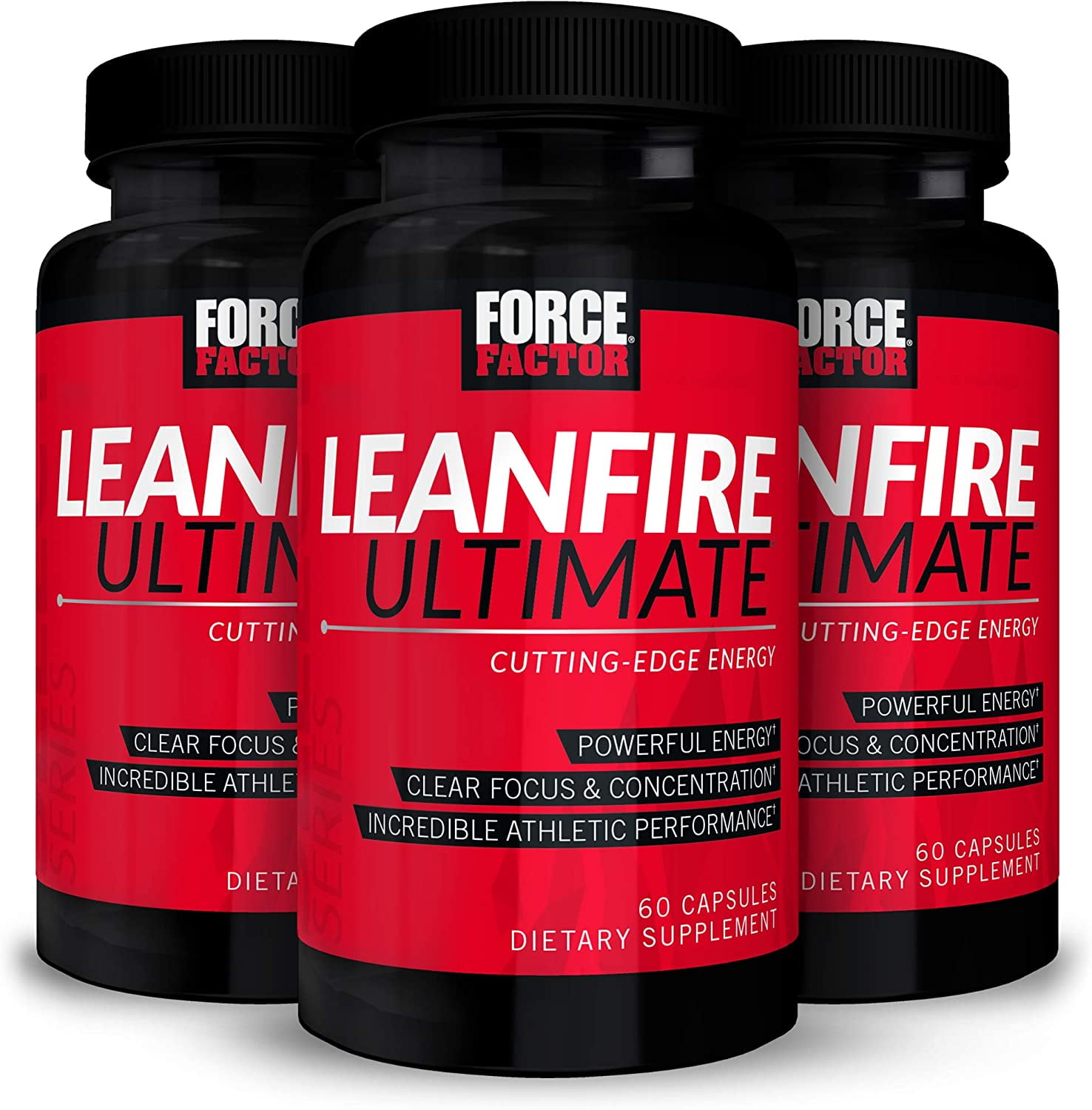 LeanFire Ultimate Pre Workout Energy Pills for Men and Women with L