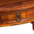 thumbnail image 6 of vidaXL Console Table Solid Sheesham Wood 35.4"x15.7"x29.9" Half Round, 6 of 11