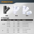 thumbnail image 2 of Conector de Manguera 4 Pulgadas POWERTEC Ajuste en Y, 2 of 6