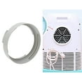 thumbnail image 4 of Air Conditioner Exhaust Hose Coupler, High Strength 5.9in Easy Connection Fall Resistant AC Hose Connector  For Home Use, 4 of 8