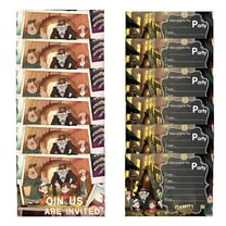 Gravity Falls Invitations Cards Stock Bulk Birthday Invite Fill-in Party Supplies Decorations for Boys Girls